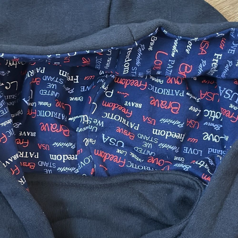 BRADFORD EXCHANGE  WOMENS  FULL  ZIP HOODIE  PATRIOTIC - Picture 7 of 7